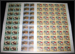 South Yemen PDR 6015 N°312/314 Jumping Jeux Olympiques (olympic Games) Los Angeles 1983/1984 MNH Feuille Sheets Cote 325 - Jemen