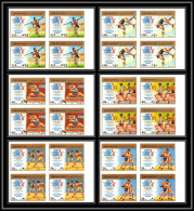 Nord Yemen YAR - 4424/ N°1807/1812 B Jeux Olympiques (olympic Games) Los Angeles 1984 Cote 400 ** MNH Non Dentelé Imperf - Yémen