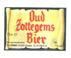 BROUWERIJ  CROMBE - ZOTTEGEM - OUD ZOTTEGEMS BIER - 6,2 VOL % -  1 BIERETIKET  (BE 536) - Bière