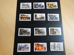 Série De 12 Timbres Autoadhésifs Oblitérés France N°552 à 563, Année 2011 - Used Stamps
