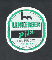 BROUWERIJ  HUIS MARIA PVBA - RUISELEDE - LEKKERBEK PILS   -  1 BIERETIKET  (BE 539) - Bière