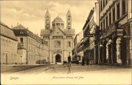 CPA Speyer Am Rhein, Maximilians Straße, Dom - Sonstige & Ohne Zuordnung