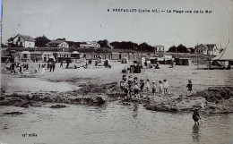 CPA (Loire-Inf.). PREFAILLES, La Plage Vue De La Mer (n°6) - Préfailles