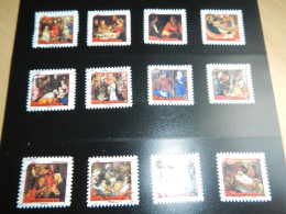 Série De 12 Timbres Autoadhésifs Oblitérés France N°621 à 632, Année 2011 - Used Stamps