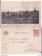 Romania ,Rumanien,Roumanie - Royalty; Royal Family - Manevrele Regale De La Ramnicu Sarat-Carol I, Ferdinand, Maria - Roumanie