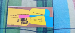 BIGLIETTO LOTTERIA ITALIA 1978 - Biglietti Della Lotteria
