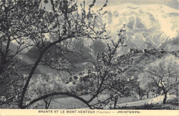 84-BRANTE-LE MONT VENTOUX-N°434-B/0277 - Autres & Non Classés