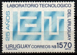 1991 Uruguay Technological Laboratory Emblem 25th Anniv #1403 ** MNH - Uruguay