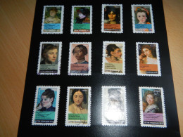 Série De 12 Timbres Autoadhésifs Oblitérés France N° 674 à 685, Année 2012 - Gebraucht