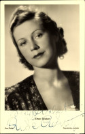 CPA Schauspielerin Else Elster, Portrait, Autogramm - Attori