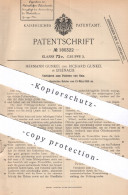 Original Patent - Hermann Gunkel , Richard Gunkel , Eisenach | 1906 | Polieren Von Holz | Tischler , Politur , Beize - Documents Historiques