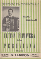 Italia - Ultima Primavera - Peruviana - Lauro Molinari - Valzer - Partiture - Accordeon - Partitions Musicales Anciennes
