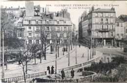 C. P. A. : 63 : CLERMONT FERRAND : Boulevard D'Assas Et La Rue Saint Esprit, Animé - Clermont Ferrand