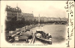 CPA London City England, Victoria Embankment, Cleopatras Neddle - Other & Unclassified