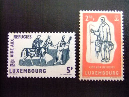 L 59 LUXEMBOURG 1960 / AÑO DEL REFUGIADO - WORLD REFUGEE YEAR / YVERT 576- 577 MNH - Réfugiés