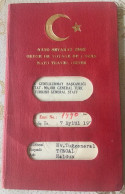 ,NATO TRAVEL ORDER ,PASSPORT  PASSEPORT, 1970 - Collections
