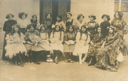 CPA-31- SAINT-GAUDENS - Photo 28-2-1911- Ecole Supérieure De Jeunes Filles * Fête Costumée *2 Scans - Saint Gaudens