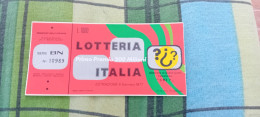 BIGLIETTO LOTTERIA ITALIA 1977 - Lottery Tickets