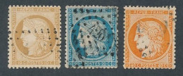 A-752: FRANCE:   N°36/38 Obl - 1870 Belagerung Von Paris