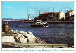 *CPM - 34 - SETE - Pénichette à L'Entrée Du Port Sur L'étang De Thau - Sete (Cette)