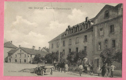 A198  CPA  MAICHE  (Doubs)   Route De Charquemont - CAFE DE L'AVENUE - Voiture Décapotable - Animation  ++++ - Sonstige & Ohne Zuordnung