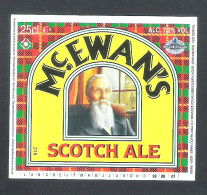 McEWAN'S - SCOTCH  ALE    - 25 CL  -  BIERETIKET  (BE 525) - Bière