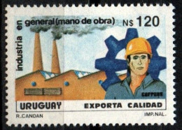 1991 Uruguay Export Industries Factory Employee Worker #1410 ** MNH - Uruguay
