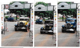 PHOTO ORIGINALE 12,5 X 17,5 - LOT 16 PHOTOS - AUTOMOBILE  VOITURES COLLECTIONS - TOUR DE LUXEMBOURG JUIN 2000 + NEGATIFS - Automobiles