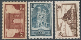 A-754: FRANCE:   N°258**-259**-260** - Unused Stamps