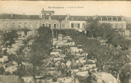 CPA-31- SAINT-GAUDENS -Place Du Foirail- Marché Aux Bestiaux - Edit. Cazes  *2 Scans - Saint Gaudens