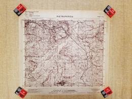 Grande Carta Topografica Pietraperzia Sicilia Lucido I.G.M. 1970 Scala 1:25.000 - Mapas Geográficas