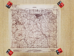 Grande Carta Topografica Agira Sicilia Lucido I.G.M. 1969 Scala 1:25.000 - Geographical Maps