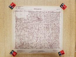 Grande Carta Topografica Regalbuto Sicilia Lucido I.G.M. 1969 Scala 1:25.000 - Mapas Geográficas