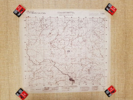 Grande Carta Topografica Calascibetta (1) Sicilia Lucido IGM 1969 Scala 1:25.000 - Geographical Maps