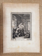 Una Famiglia Di J. Jacques Francois Le Barbier Acquaforte Autentica Di Fine '700 - Prints & Engravings