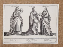 Donna Vergine Nobile Di Vicenza Degl'Habiti Bartolomeo Grassi Del 1585 Ristampa - Sonstige & Ohne Zuordnung