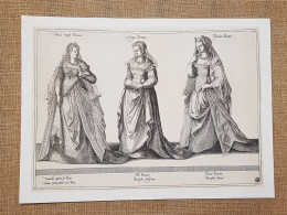 Sposina, Vergine E Donna Di Roma Degl'Habiti Bartolomeo Grassi Del 1585 Ristampa - Other & Unclassified