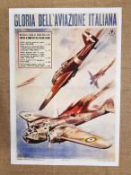 Manifesto Propaganda Fascista Aviazione Ristampa Di Storica Locandina Cm 35x50 - Other & Unclassified