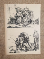 Composizioni E Studi Di Giambattista Tiepolo (1) Incisione Del 1896 - Ante 1900