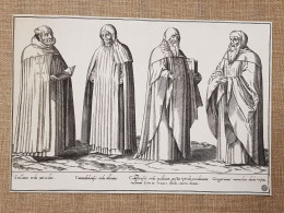 Roma Ordini Religiosi Ritratti Degl'Habiti Bartolomeo Grassi Del 1585 Ristampa - Sonstige & Ohne Zuordnung