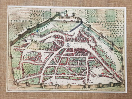 Pianta Della Città Di Spoleto Theatrum Di Ferdinando Bertelli Anno 1599 Ristampa - Landkarten