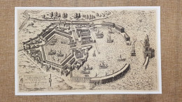 Ostia Porto Di Claudio E Traiano Incisione Di Stefano Du Perac Del 1575 Ristampa - Autres & Non Classés