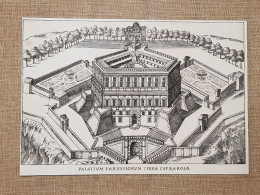 Caprarola Il Palazzo Farnese Di G.B. De Rossi Del '600 Ristampa - Sonstige & Ohne Zuordnung