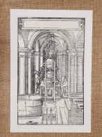 Roma I Bagni Cosmografia Universale Di Sebastian Munster Del 1614 Ristampa - Sonstige & Ohne Zuordnung
