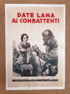 Manifesto Di Propaganda Fascista La Lana Ristampa Di Storica Locandina Cm 35x50 - Sonstige & Ohne Zuordnung