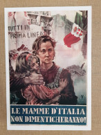 Manifesto Di Propaganda Fascista WW2 Mamme Ristampa Di Storica Locandina 35x50 - Other & Unclassified