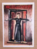 Manifesto Di Propaganda Fascista L'invasore Ristampa Di Storica Locandina 35x50 - Other & Unclassified