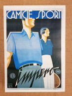 Manifesto Camicie Sport Impero D. Lubatti Ristampa Di Storica Locandina Cm 35x50 - Sonstige & Ohne Zuordnung