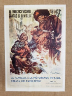 Manifesto Di Propaganda Fascista Bolscevismo Ristampa Di Storica Locandina 35x50 - Other & Unclassified