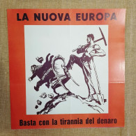 Manifesto Di Propaganda Fascista Capitalismo Ristampa Di Storica Locandina 35x50 - Autres & Non Classés
